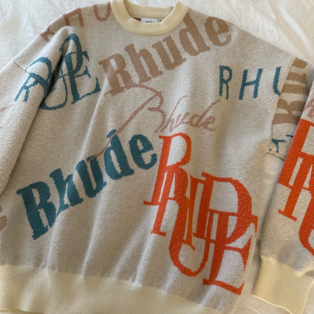 RHUDE Knit Jacquard Sweater